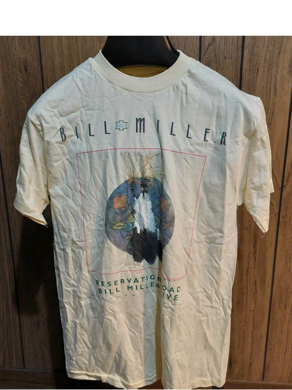 Bill Miller Vintage 1992 Shirt Reservation Road Medium Native American